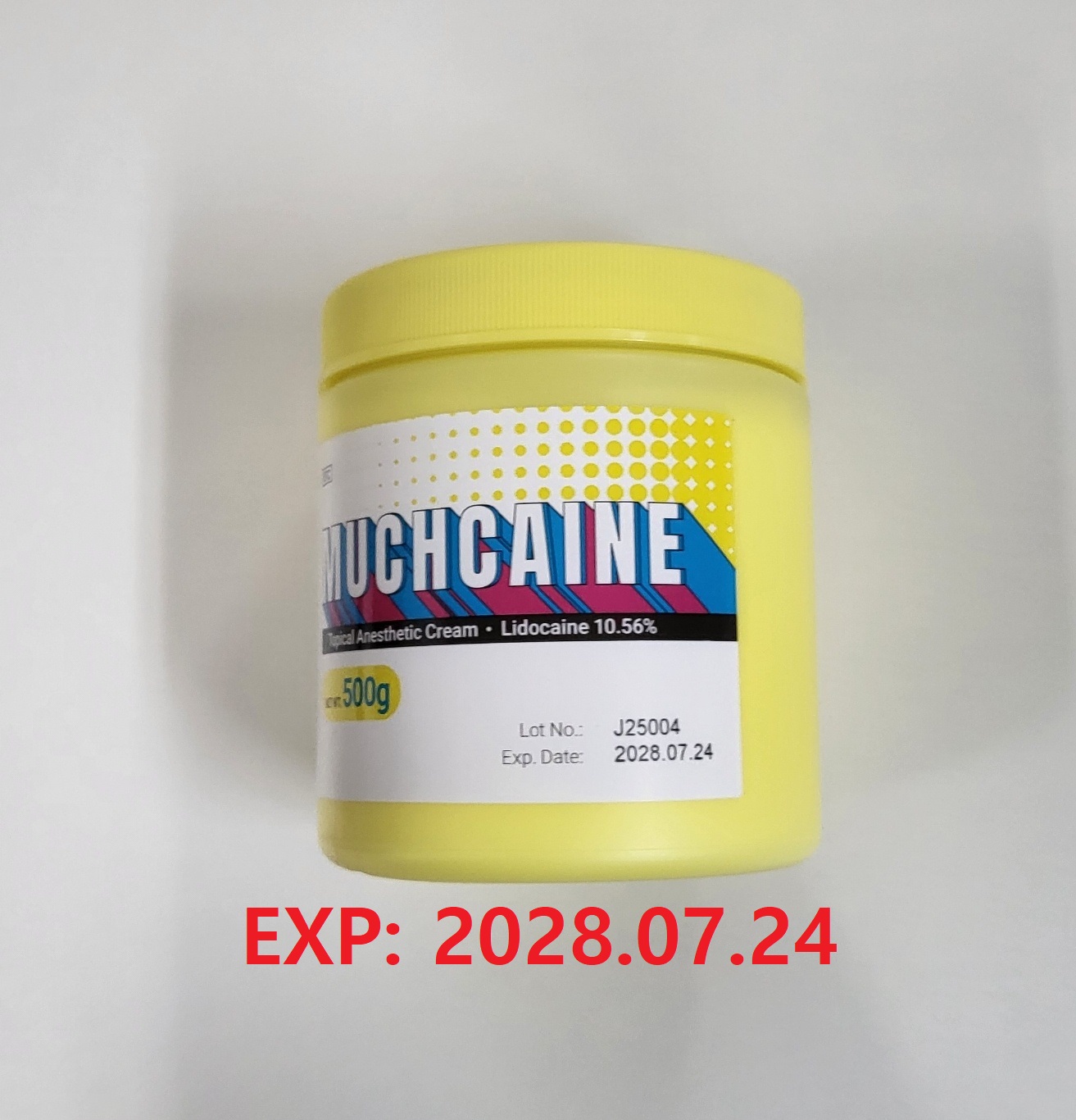 Muchcain cream 500g (lidocaine 10.56%) - Image 2